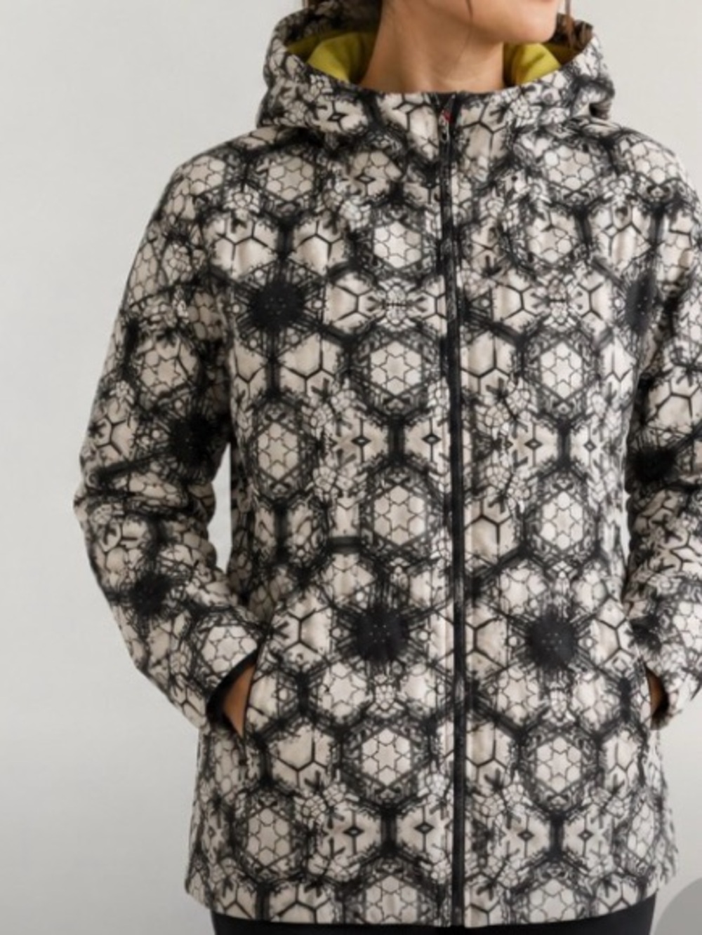 Burton Dryride Snowflake Pattern Scoop Hoodie medium